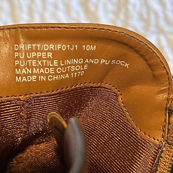 New Women’s madden NYC strappy ankle boots Size 10 color Cognac - Picture 3 of 4